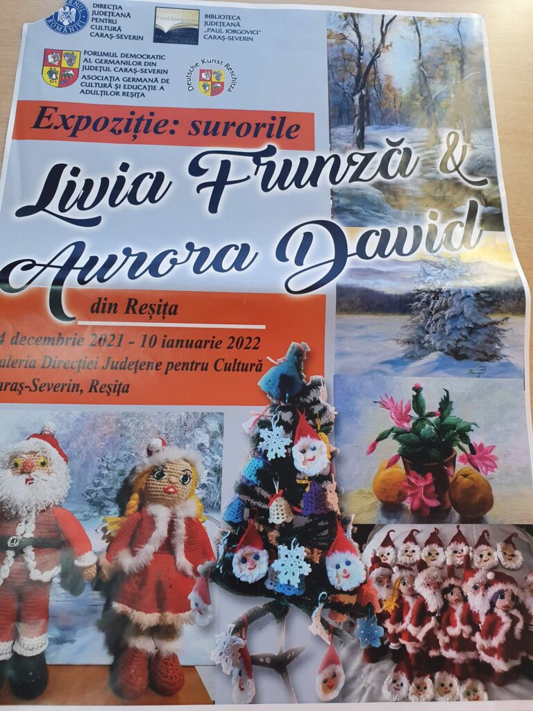 Livia Frunză și Aurora David-Expozitie 14 decembrie 2021-10 ianuarie 2022
